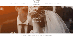Desktop Screenshot of kathleenthame.com